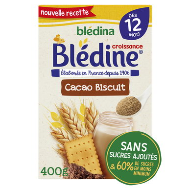 BLEDINA : Blédidej - Céréales lactées biscuité dès 6 mois - chronodrive