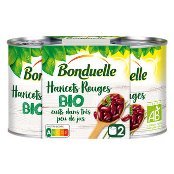 Image de Haricots rouges bio BONDUELLE - 2 boîtes de