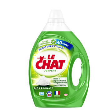 Le Chat Lessive Liquide Expert Bicarbonate Le Chat, X40 Soit 2l