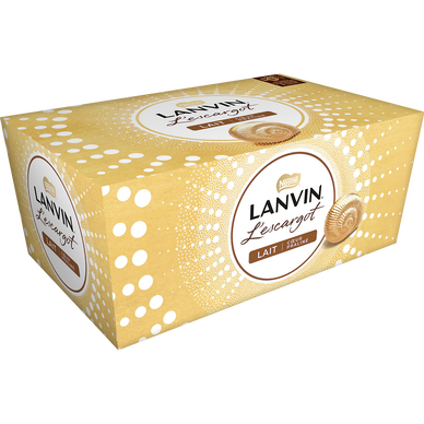 L'escargot chocolat au lait LANVIN, boîte de 164g - Super U, Hyper