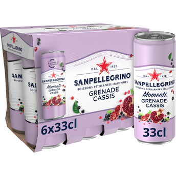 Image de Boisson Gazeuse aromatisée Grenade Cassis SAN PELLEGRINO MOMENTI