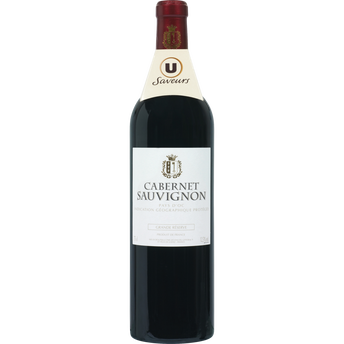Image de U SAVEURS
Vin rouge IGP Pays d'Oc Cabernet Sauvignon grande réserve