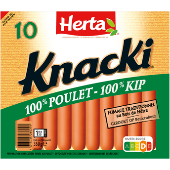 Image de Knacki poulet HERTA, 10 pièces