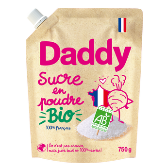 Image de Sucre en poudre de betterave bio DADDY, profil pack