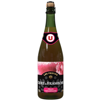 Image de U
Cidre framboise Les Festifs 2,5° bouteille verre