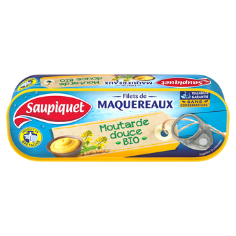 Image de Filets de maquereaux à la moutarde douce SAUPIQUET
