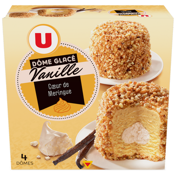 Image de U
Dômes glace meringue vanille  x4
