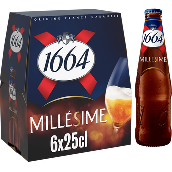 Image de Bière blonde Millésimée 1664, 6,7° - Bouteilles de