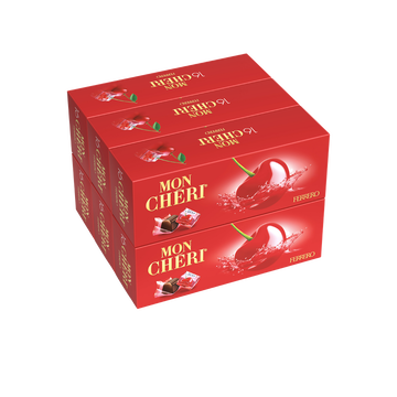 Ferrero Chocolat Cerises À La Liqueur Mon Chéri Ferrero, X16, Boîte De 168g
