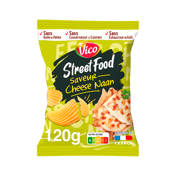 Image de Chips street food cheese naan VICO
