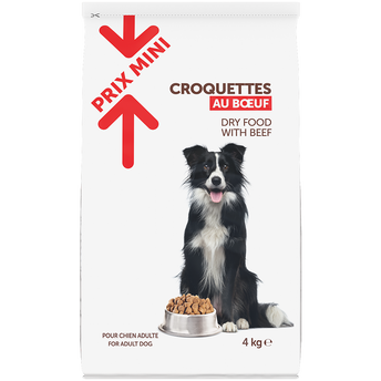 Image de Croquettes au boeuf pour chien adulte PRIX MINI