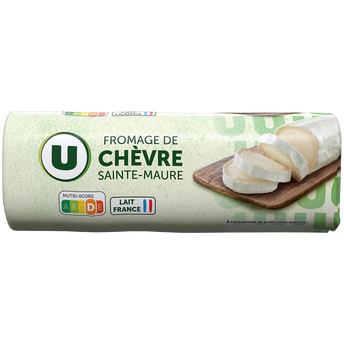 Image de U
Fromage au lait de chèvre pasteurisé Sainte Maure  23%mg