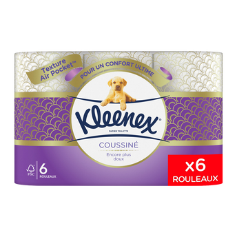 Image de Papier toilette KLEENEX coussiné 3P x6