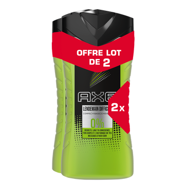Axe Gel Douche Ant Hangover Axe, 2 Flacons De 250ml
