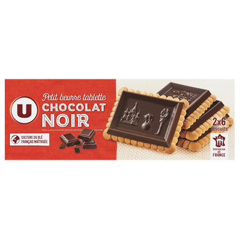 Image de U
Petit beurre tablette chocolat noir, paquet