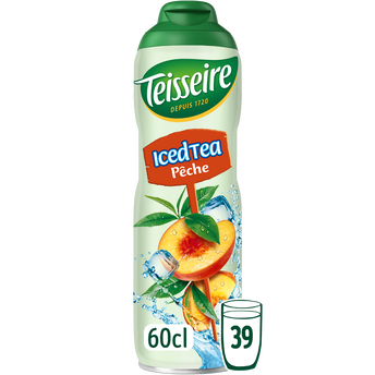 Image de Sirop de Iced tea pêche TEISSEIRE, bidon