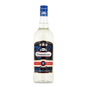 Image de Rhum blanc agricole de la Guadeloupe DAMOISEAU, 50°