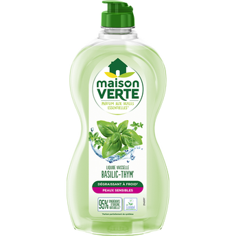 Image de Liquide vaisselle thym et basilic MAISON VERTE
