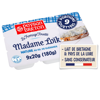 Image de Fromage fouetté nature sel Guérande PAYSAN BRETON 24%mg