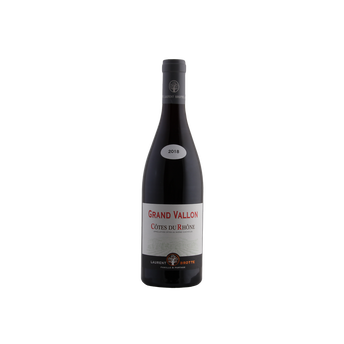 Image de Vin Rouge Côtes Du Rhône AOP rouge Grand Vallon 2018
