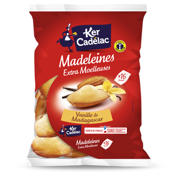 Image de Madeleine vanille extra moelleus.KER CADELAC x16