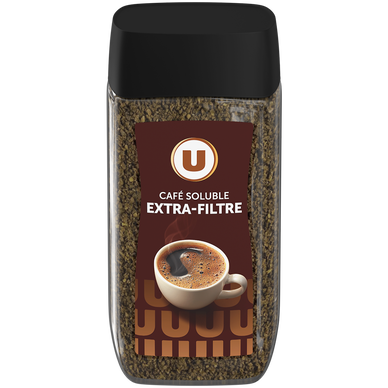 Café soluble Extra filtre - 200g - Super U, Hyper U, U Express