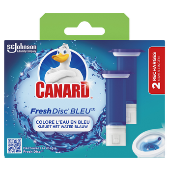 Image de Recharge bloc sans cage nettoyant WC CANARD Fresh Disc