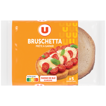 Image de U
Bruschetta U, 5 tranches soit
