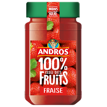Image de Confiture extra de fraises, 100% issu de fruit ANDROS