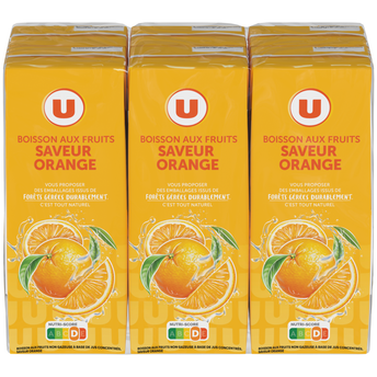 Image de U
Boisson aux fruits non gazeuse à base de jus concentrés saveur