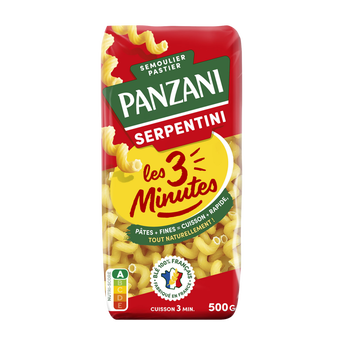 Image de Pâtes SERPENTINI 3 minutes PANZANI