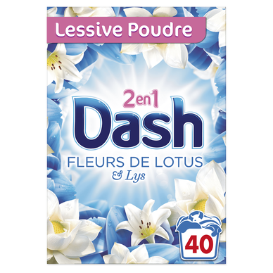 Lessive liquide envolée air frais DASH 2x35 doses 3675ml - Super U, Hyper  U, U Express 