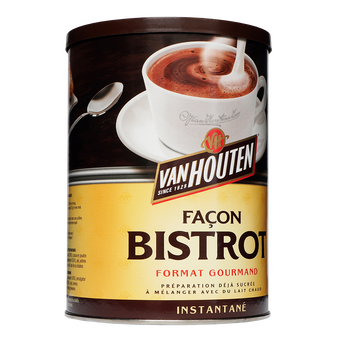 Image de Chocolat instantané VAN HOUTEN, cacao façon bistrot boîte familial