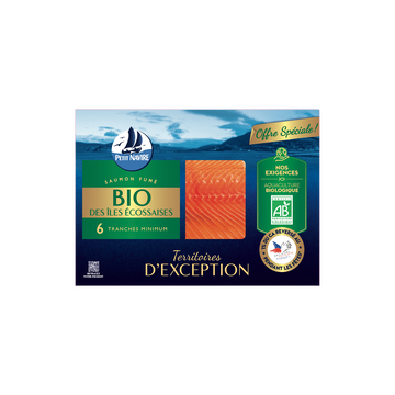 Petit Navire Saumon Fumé Des Lochs Ecossais, Atlantique, Petit Navire 6 Tranches Mini Soit 160g