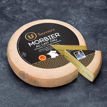 Image de U SAVEURS
Morbier AOP au lait cru, 70 jours d'affinage 200
