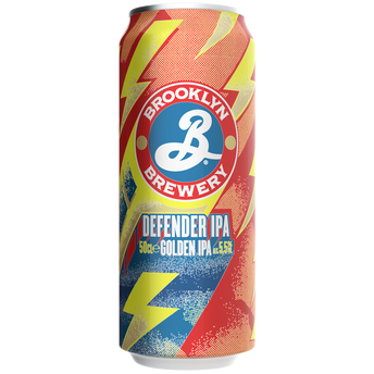 Image de Bière blonde Defender IPA BROOKLYN, 5,5° - Canette