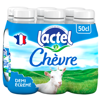 Image de Lait demi-écrémé Chèvre LACTEL