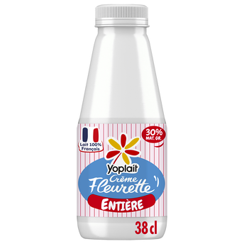 Image de Crème fraiche fluide entière 30% MG FLEURETTE YOPLAIT