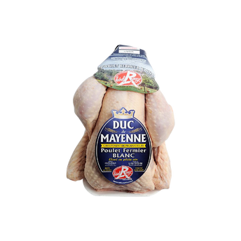 Image de Poulet fermier blanc DUC DE MAYENNE sous bdf congelé