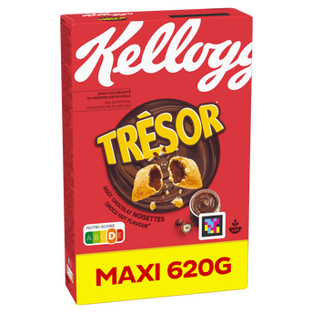 Image de Céréales tresor chocolat noisette KELLOGG'S, paquet de