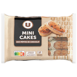 Mini Cakes Aux Pepites De Chocolat U 12 Pieces 450g Super U Hyper U U Express Www Coursesu Com Mini Cakes Aux Pepites De Chocolat U 12 Pieces 450g Super U Hyper U U Express Www Coursesu Com