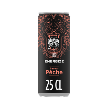 Image de Boissons énergisante saveur Pêche MAISON PERRIER ENERGIZE