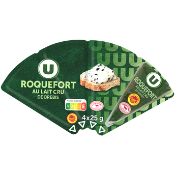 Image de U
Roquefort au lait cru de brebis AOP  4 portions