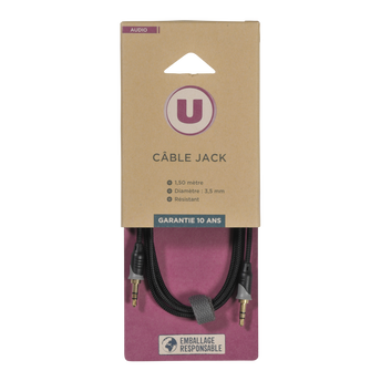 Image de U
Cable jack 3,5m/m