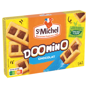 Image de Gâteau avec nappage au chocolat en poudre doomino ST MICHEL