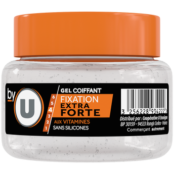 Image de BY U
Gel coiffant fixation extra forte - Pot