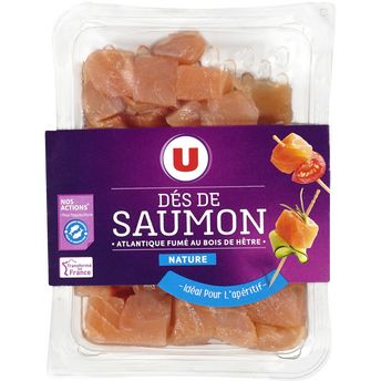 Image de U
Dés de saumon fumé nature
