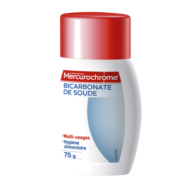 Le bicarbonate de soude 75 g MERCUROCHROME - Super U, Hyper U, U Express 