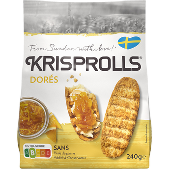 Image de Petits pains suédois dorés  KRISPROLLS - Paquet de