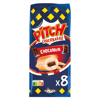 Image de Brioche PITCH choco barre noir  - x8